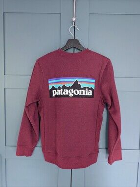 Patagonia Maroon Unisex XS Uprisal Crewneck Pullover Sweater